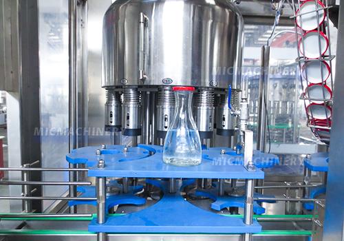 MIC 12-1 Drink Glass Bottle Filling Machine(500-2000 BPH)