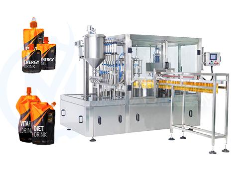 MIC Juice Spout Pouch Packing Machine ( 90-100 Pouchs/Min)