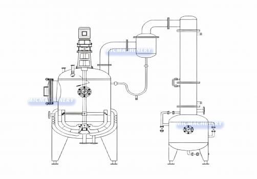 Vacuum Pressure Reducing Concentration Tank