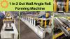 1 In 3 Out Wall Angle Roll Forming Machine