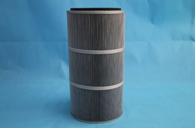 Anti static filter material filter cartridge