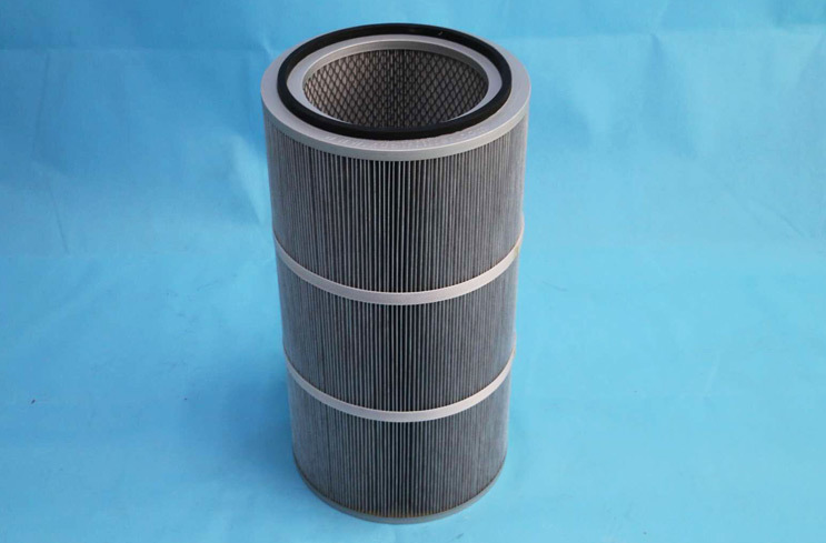 Anti static filter material filter cartridge