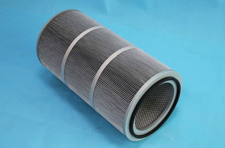 Anti static filter material filter cartridge