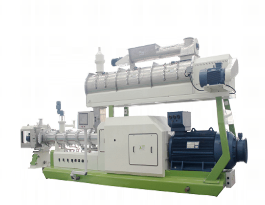 High Efficiency SPHS 130×2 Double-screw Aquatic Feed Extruder