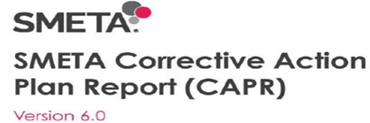 SMETA Corrective Action Plan Report (C)APR