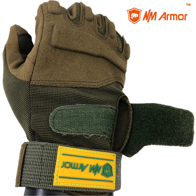 Anti-Vibration Padding Synthetic Leather Gloves-MC402