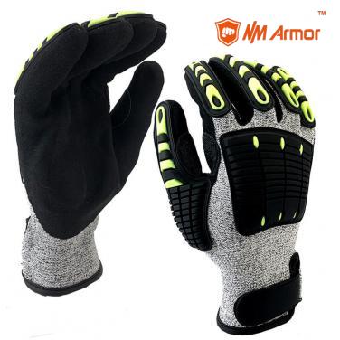 EN388:4544EP Anti Vibration Oil Resistant Work Glove Supply-DY1350AC-H