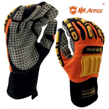 Orange High Quality Impact Resistant Mechanic Work Glove-MC107