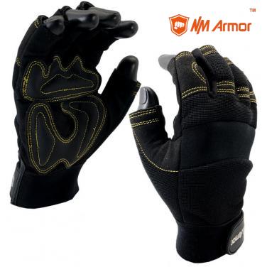 Anti-Vibration Padding Synthetic Leather Gloves-MC303