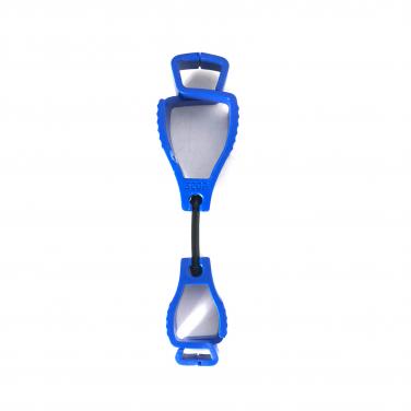 Blue plastic glove holder clip-GLCL-BL