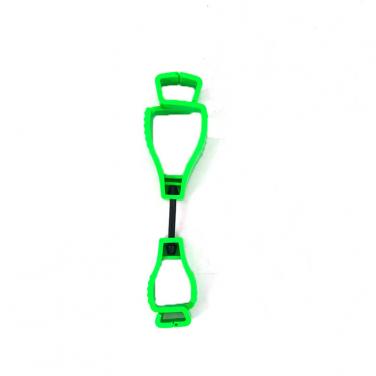 Green plastic glove holder clip-GLCL-GN