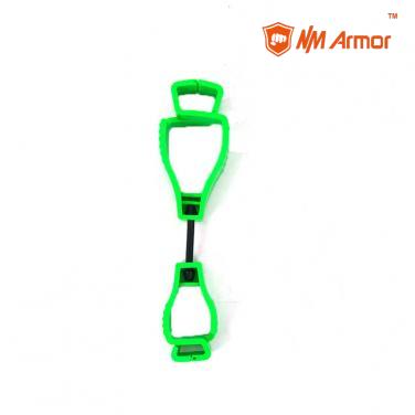 Green plastic glove holder clip-GLCL-GN