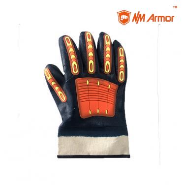 Oil resistant NBR working gloves impact resistant tpr gloves-NBR4530-AC