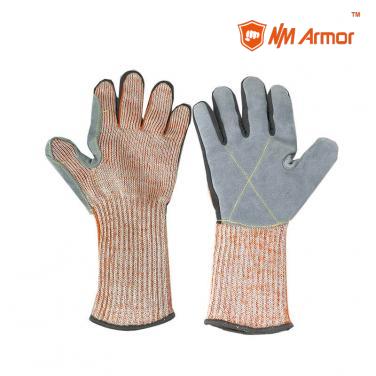 ANSI CUT 9 cut resistant work ansi cut gloves leather working gloves-DY007CS-LC