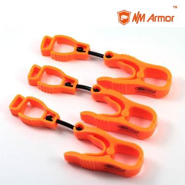 Plastic work gloves clip holder orange-GLCL002-OR