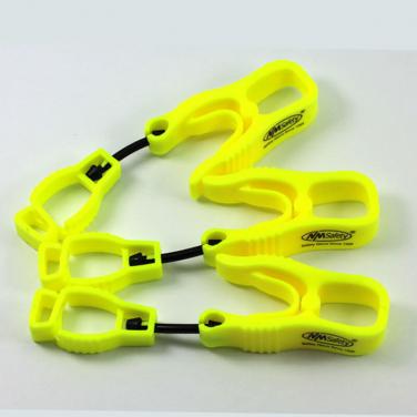 Plastic work gloves clip holder yellow-GLCL002-HY