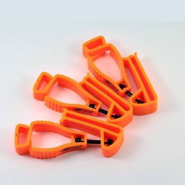 Orange plastic work gloves clip holder-GLCL-004-OR