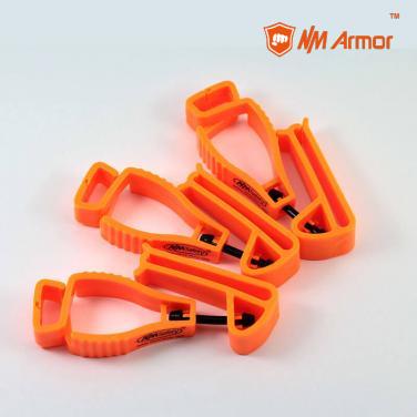 Orange plastic work gloves clip holder-GLCL-004-OR