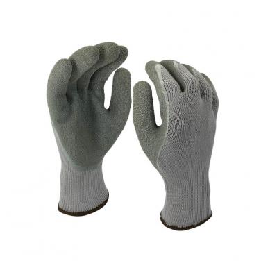 EN388:2142X Latex Dipping Polycotton Construction Gloves -NM10902-GR