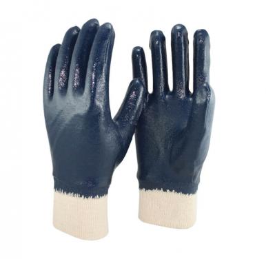 EN388:4111X Heavy duty working gloves chemical resistance nitrile gloves oilfield gloves -NBR1530