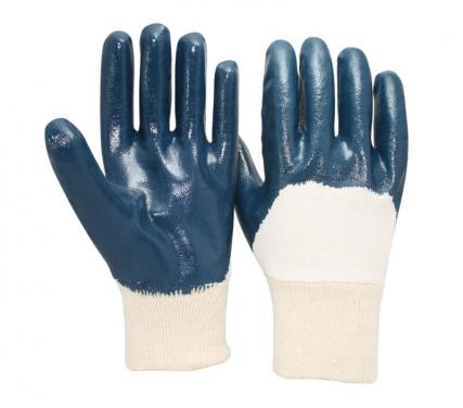 EN388:4111X heavy duty working gloves chemical resistance nitrile gloves oilfield gloves -NBR1230