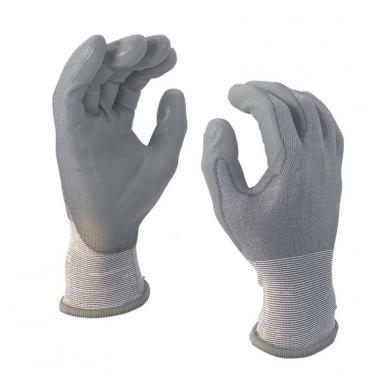 EN388:3121X Hand grip protective gloves en 388 personal protection gloves -WPU1350P-GR