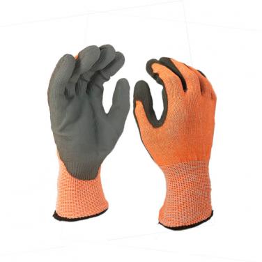EN388:4X42E Hppe pu cut resistance glove ansi cut level 5 gloves- DY110-PU-HS-A5