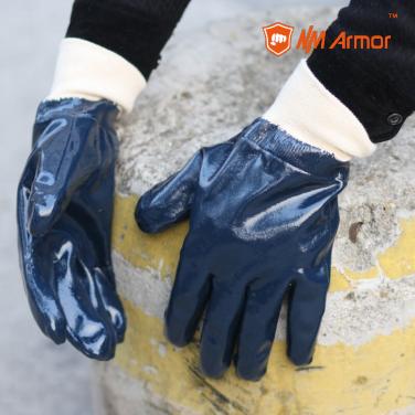 EN388:4111X High quality NBR nitrile industrial safety glove for work- NBR1530-HQ