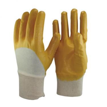 EN388:3111X Light duty yellow nitrile gloves-NBR1260-Y