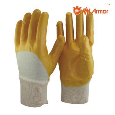EN388:3111X Light duty yellow nitrile gloves-NBR1260-Y