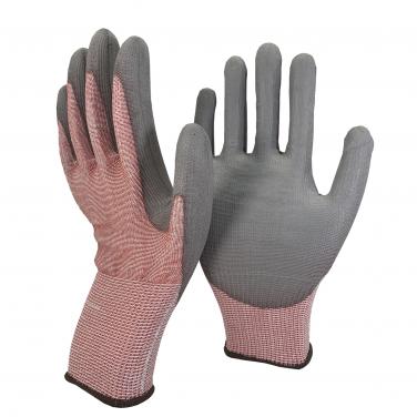 EN388:4X42C High Quality Anti-Cut Working Protective Glove Factory -DY110-PU-H