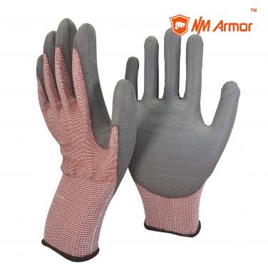 EN388:4X42C High Quality Anti-Cut Working Protective Glove Factory -DY110-PU-H