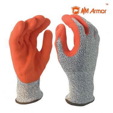 EN388:4X42C safe fit gloves steel safety gloves anti cut-DY1350F-OR