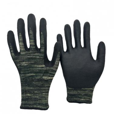 Camo ANSI CUT A4 Cut Resistance Foam Nitrile Gloves-KV1350F-H(A4)