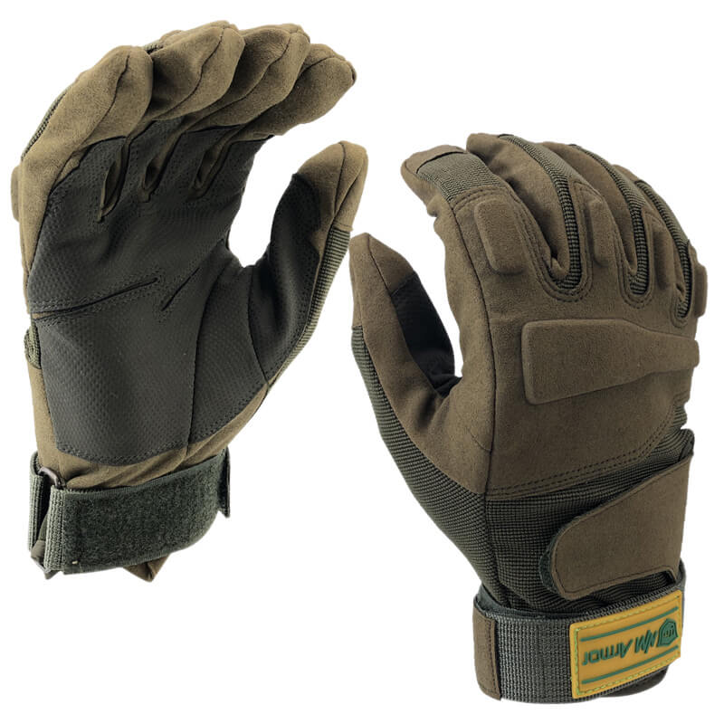 Anti-Vibration Padding Synthetic Leather Gloves-MC402