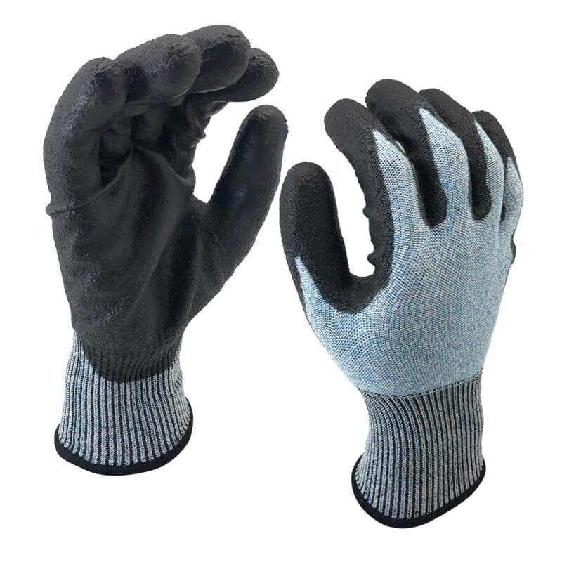 EN388:4X42B PU hppe cut-proof resistant gloves-DY110-DG