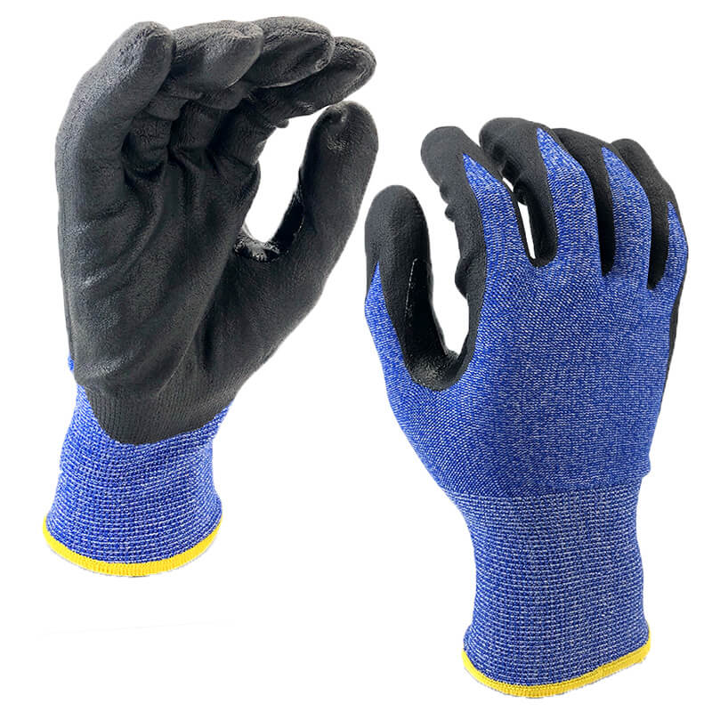 EN388:4442C Ultra Light Shell Cut 3 Crotch Protect Max Flex Gloves-DY1850T-FRB