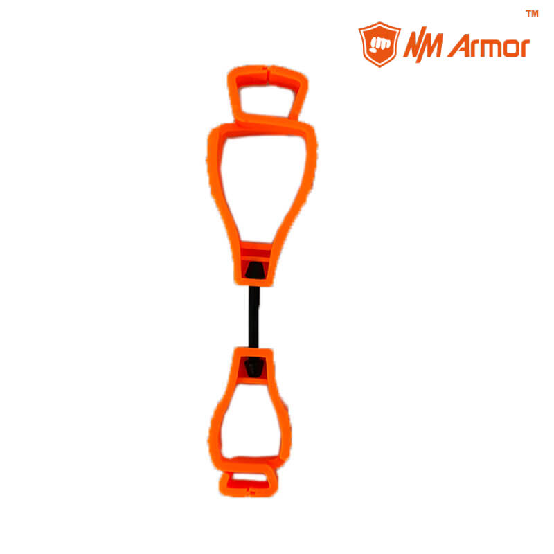 Orange plastic glove holder clip- GLCL-OR