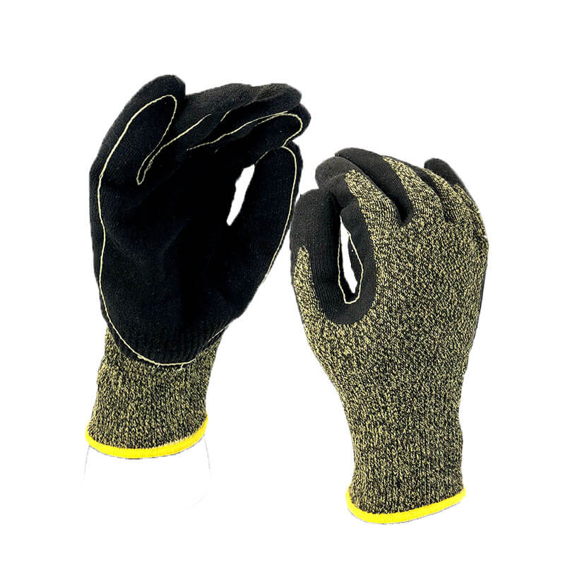 ANSI Cut 9  cut resistant knitting gloves-KV1350F-A9