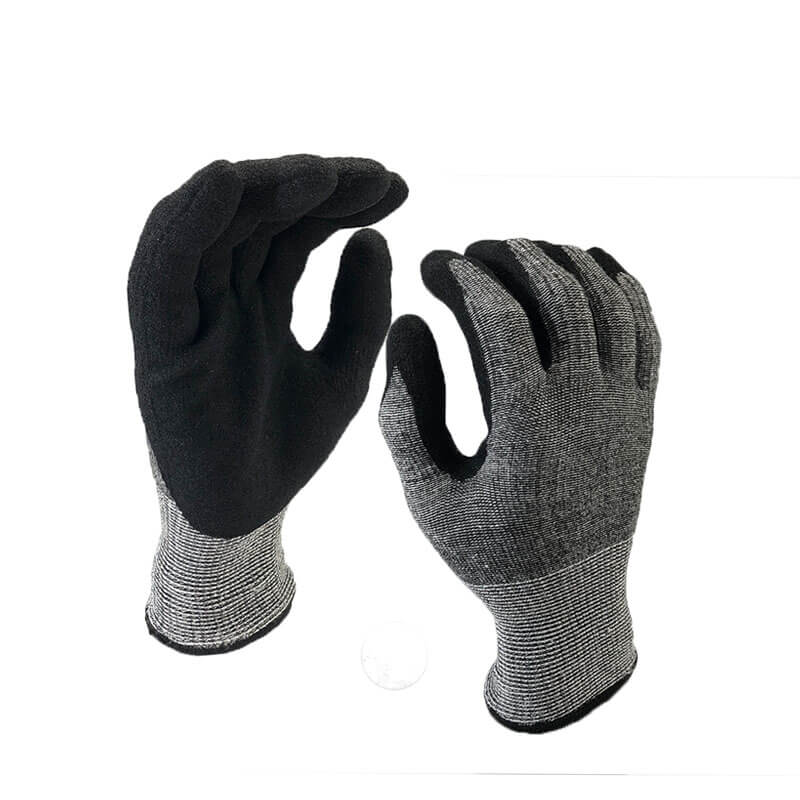 ANSI CUT 6 Cut Resistant Protective Nitrile Work Gloves - DY1350A6