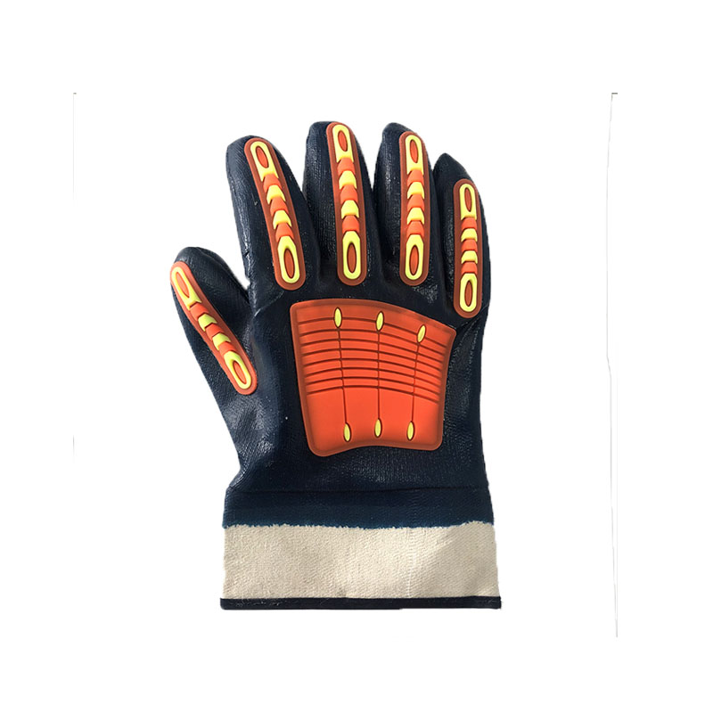 Oil resistant NBR working gloves impact resistant tpr gloves-NBR4530-AC