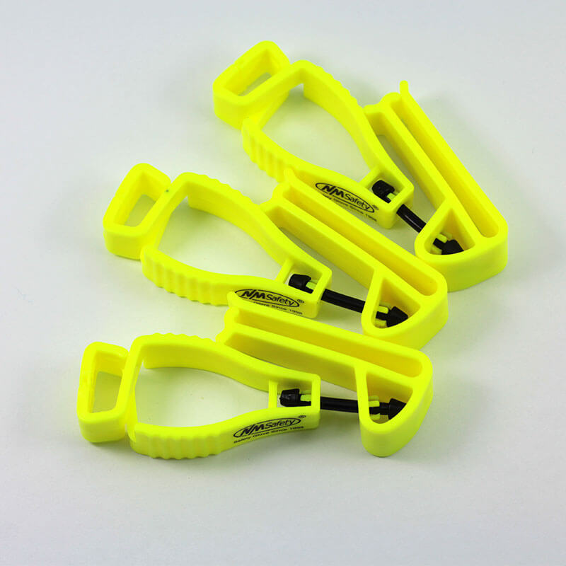 Yellow plastic work gloves clip holder-GLCL004-YL