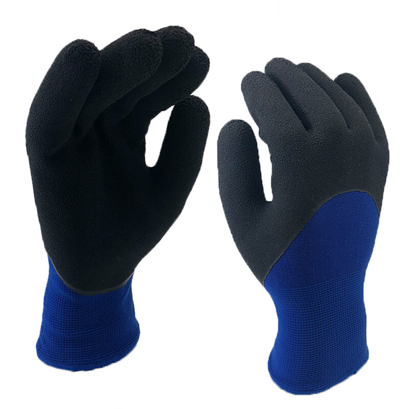 EN388 2141X  Hand glove for winter personalized winter gloves -NM1355DF-B/BLK