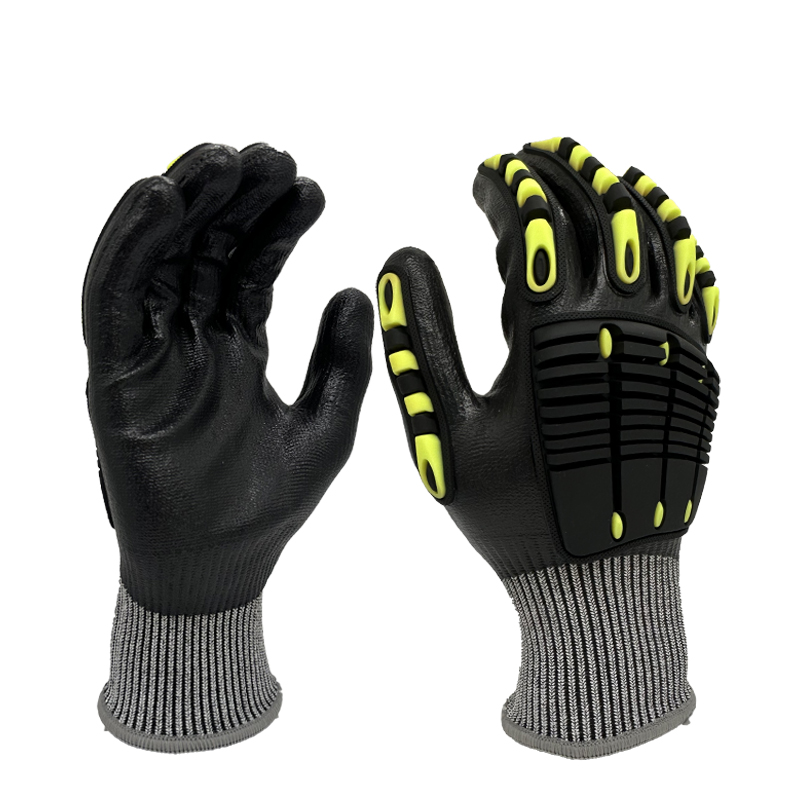 Mechanic Oil Resistant Water Rresistant Cut Proof Gloves- DY1359DCAC-Foam