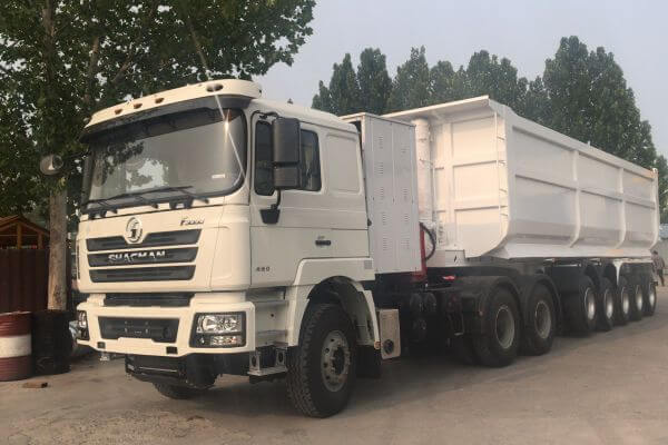 2019.07 Truck-tractor and Dump semitrailer to Uzibekistan