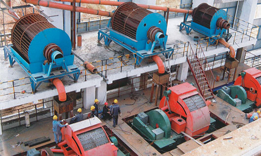 TLGT VERTICAL RING AND PULSATING HIGH GRADIENT MAGNETIC SEPARATOR