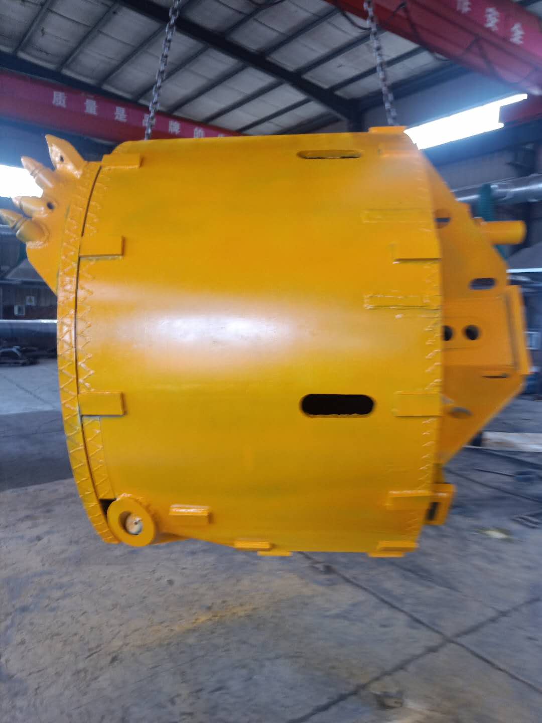 Drilling Bucket with Soil Drilling Teeth