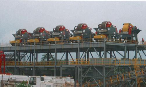 TLGT VERTICAL RING AND PULSATING HIGH GRADIENT MAGNETIC SEPARATOR