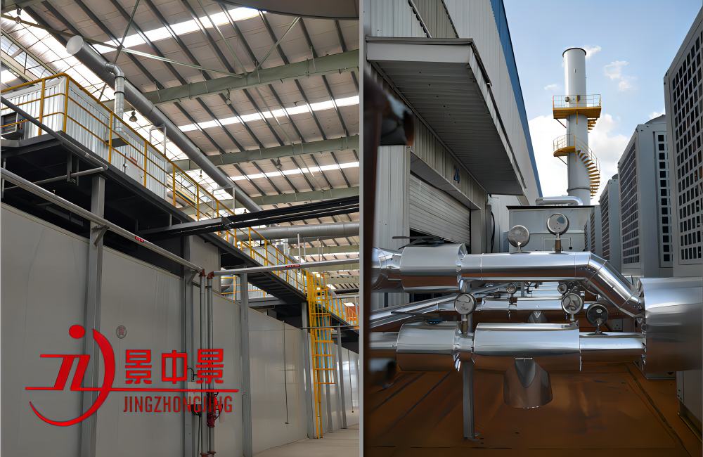 Steel Profile Paint Line Metal Fabrication Paint Booth Spray Painting Production Line