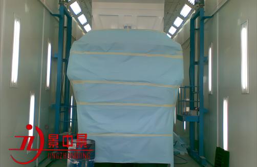 South African Big Spray Booth Project Custom Industrial Paint Spray Booth